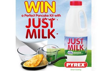 Our flippin' brilliant pancake competition with Just Milk & Pyrex