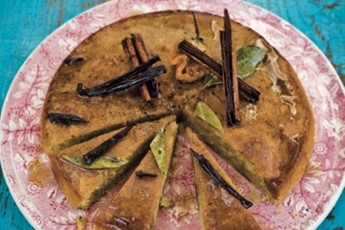 Levi Roots' almond cake with chilli-spiced syrup
