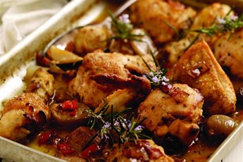 Chicken with prosecco