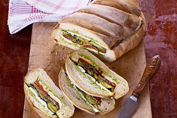 Vegetable picnic loaf