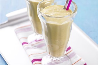 Peaches and cream malted milkshake recipe