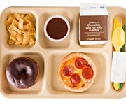 Schoolgirl's shocking school dinners