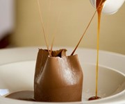 Chris Wheeler's milk chocolate and salted peanut parfait 