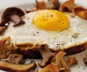 Duck egg on toast recipe