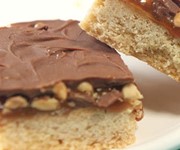 Rachel Allen's chocolate, toffee and peanut squares recipe
