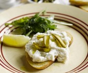 Creamed cod on sourdough toast recipe