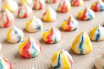 colourful meringues